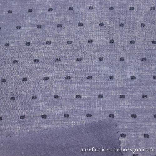 hand cut cotton voile lace swiss dots fabric